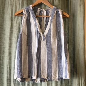 Marine Layer sleeveless blouse